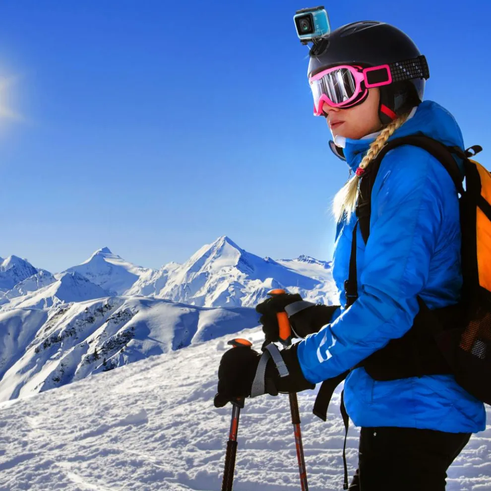 4K Ultra HD Action Camcorder, Slow-Mo, WiFi, Blue, 2