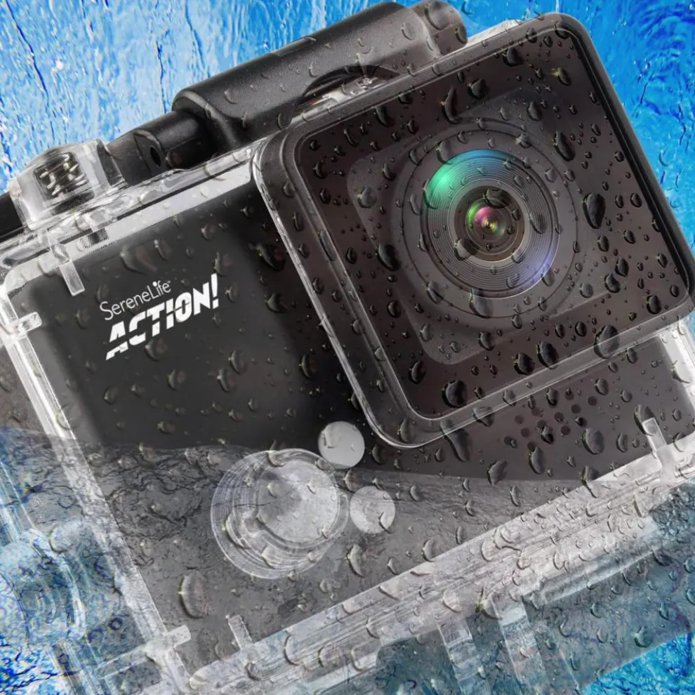 4K Ultra HD Action Camcorder, Slow-Mo, WiFi, 2