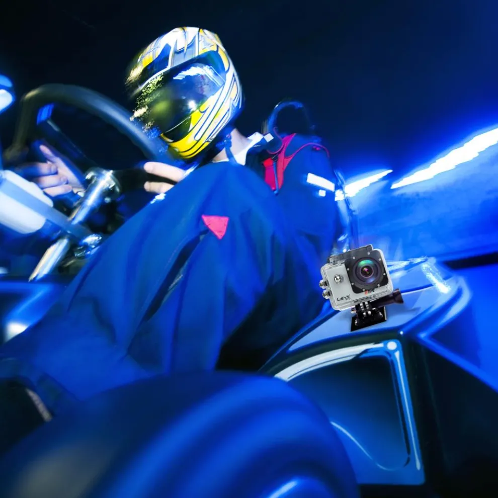 4K Ultra HD Action Camera, WiFi, Slow-Motion, Silver