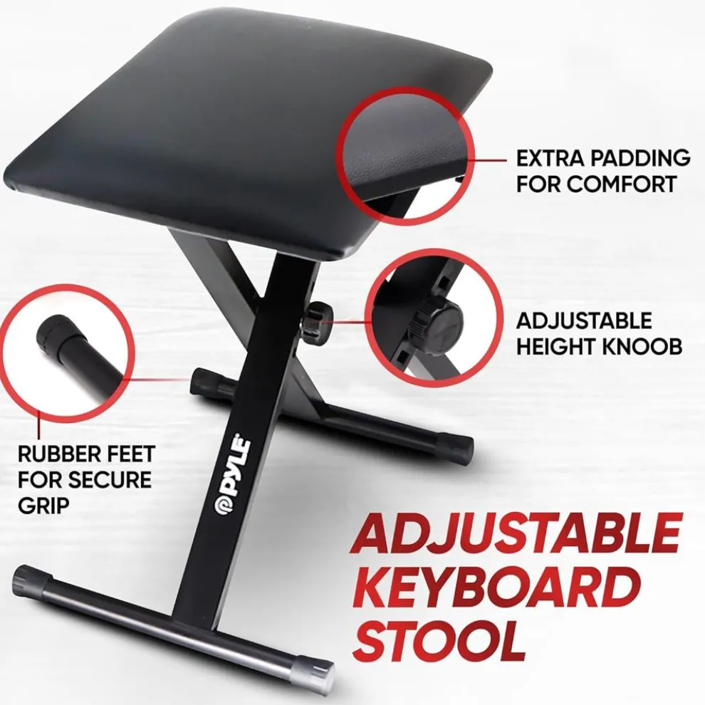 61-Key Electric Keyboard Piano, Portable Bluetooth, LCD Display