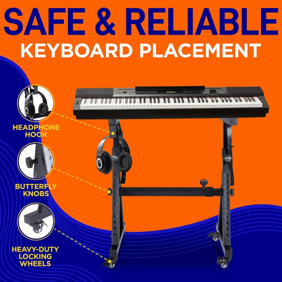Keyboard Stand With Wheels