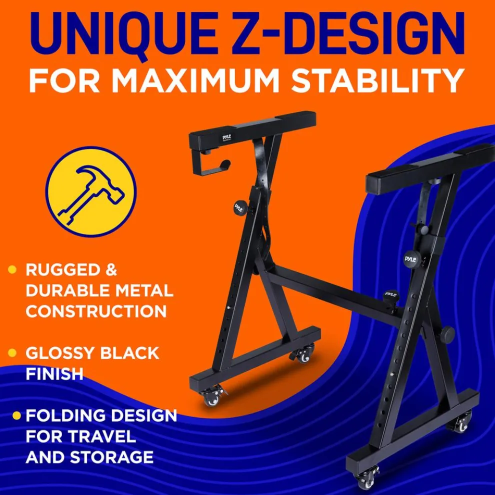 Keyboard Stand With Wheels