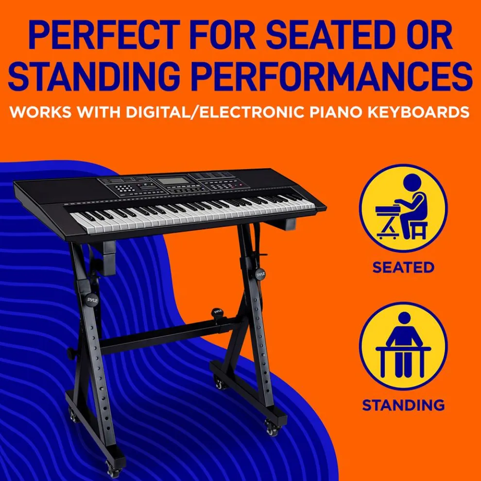 Keyboard Stand With Wheels