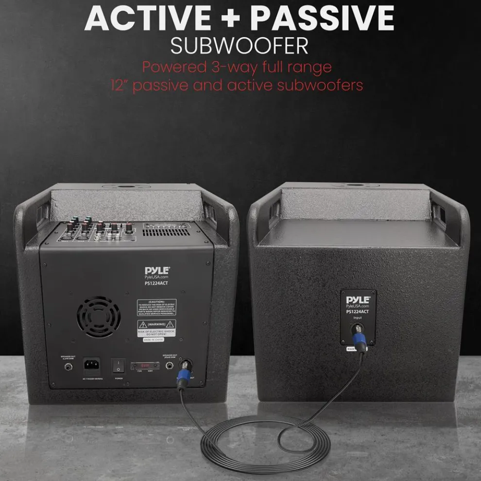 Line Array Speaker System - Powerful Sound, 1320W, Bluetooth Streaming