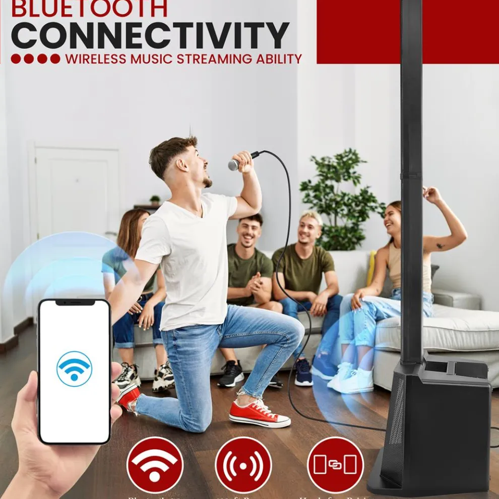 Line Array Speaker System, 1600W, 10