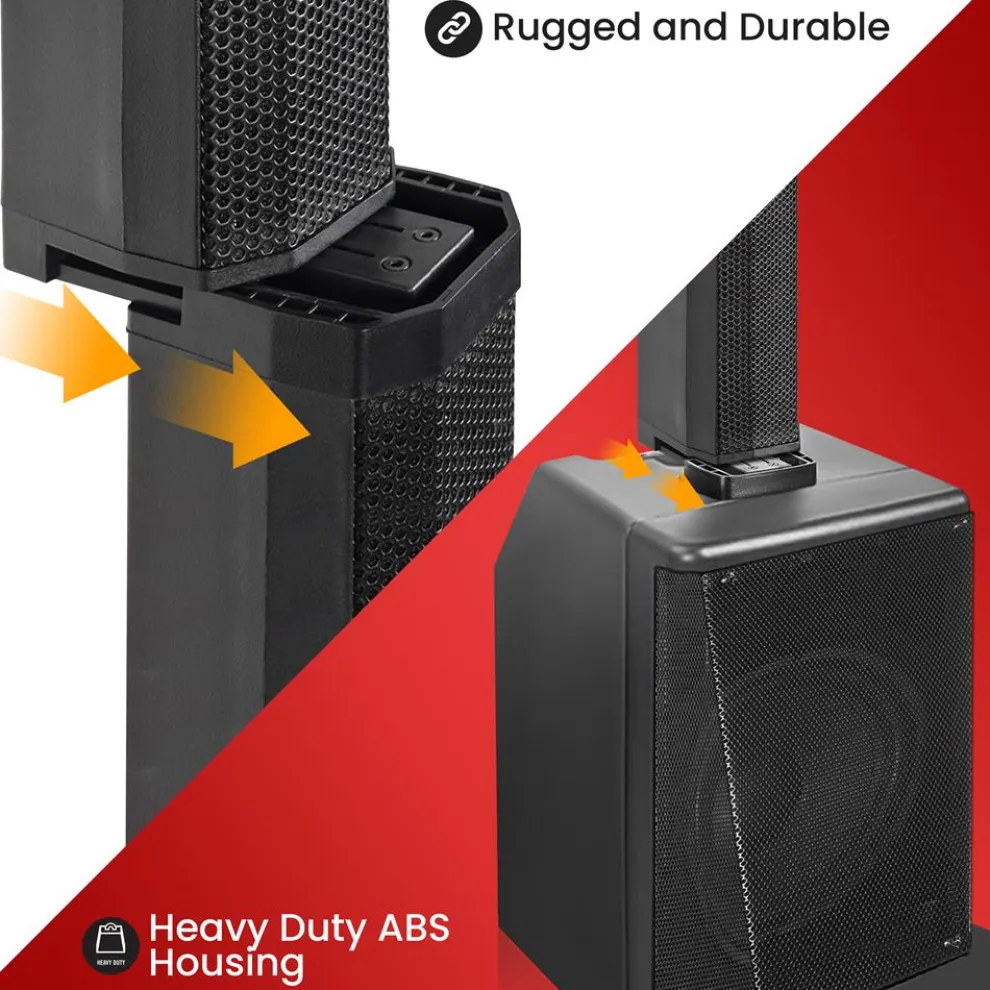 Line Array Speaker System, 1600W, 10