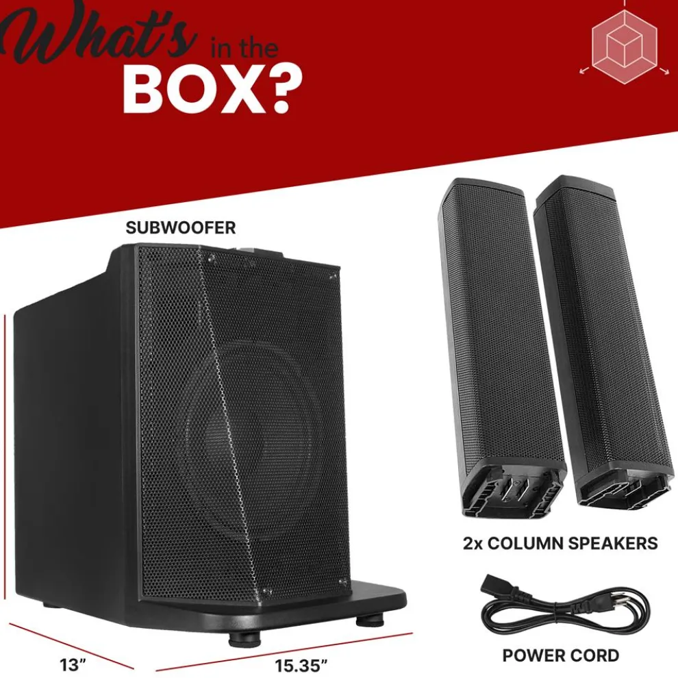 Line Array Speaker System, 1600W, 10