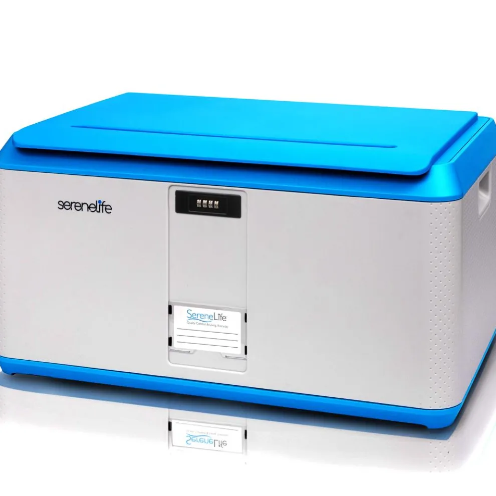 Lockable Storage Box 21 Gal Secure Combo Lock Reinforced ABS