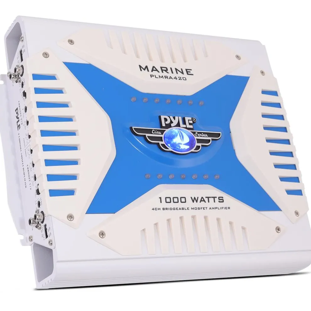 Marine Amplifier 1000W Waterproof 4-Channel MOSFET Power Supply