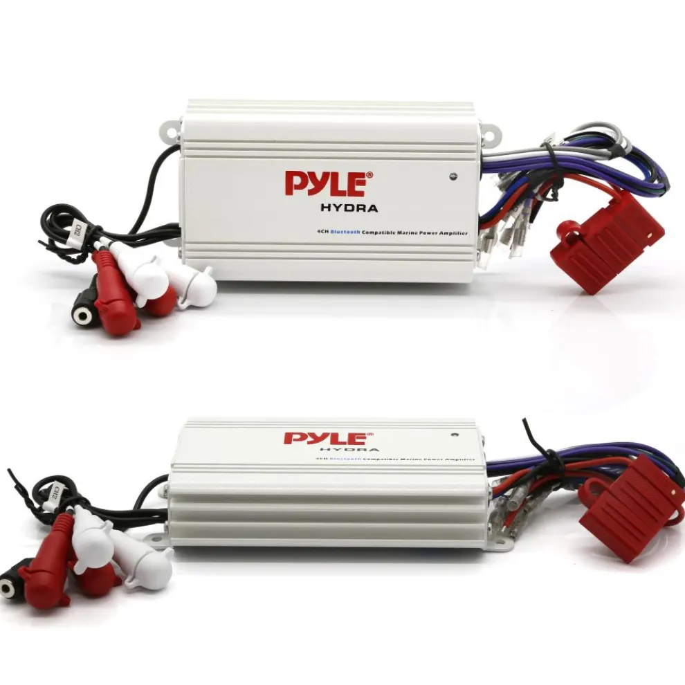 Marine Amplifier 200W Bluetooth Waterproof White