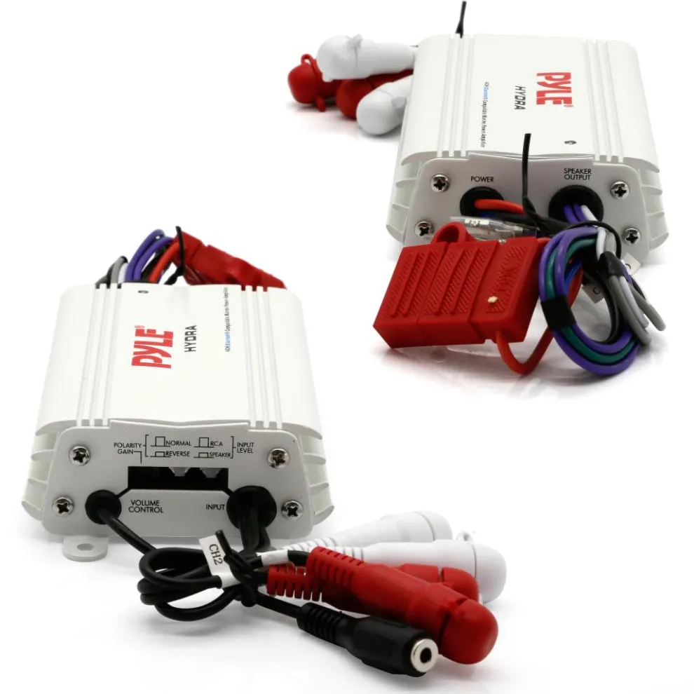 Marine Amplifier 200W Bluetooth Waterproof White