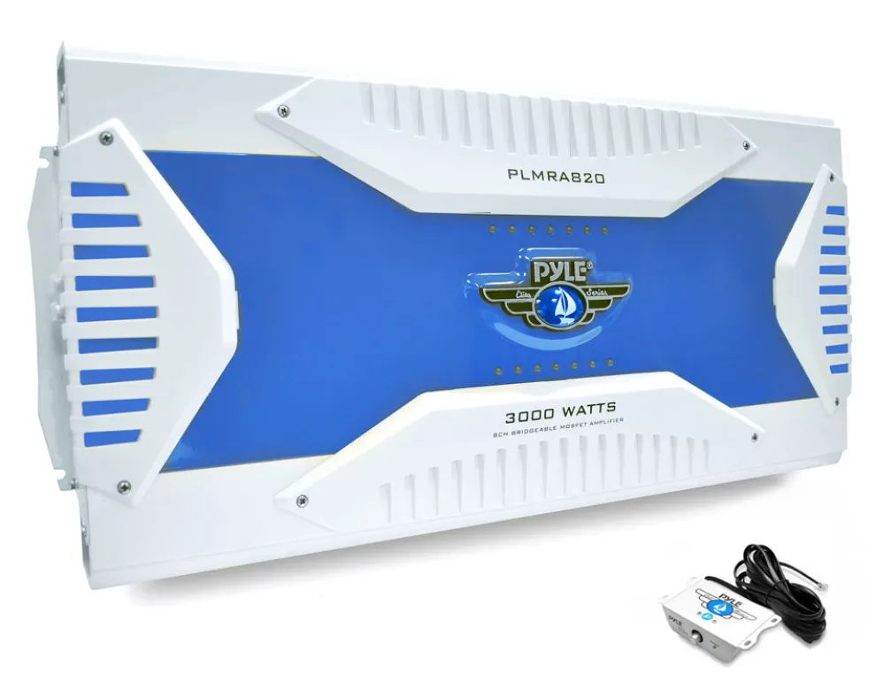 Marine Amplifier 3000W Waterproof 8-Channel MOSFET Power Supply