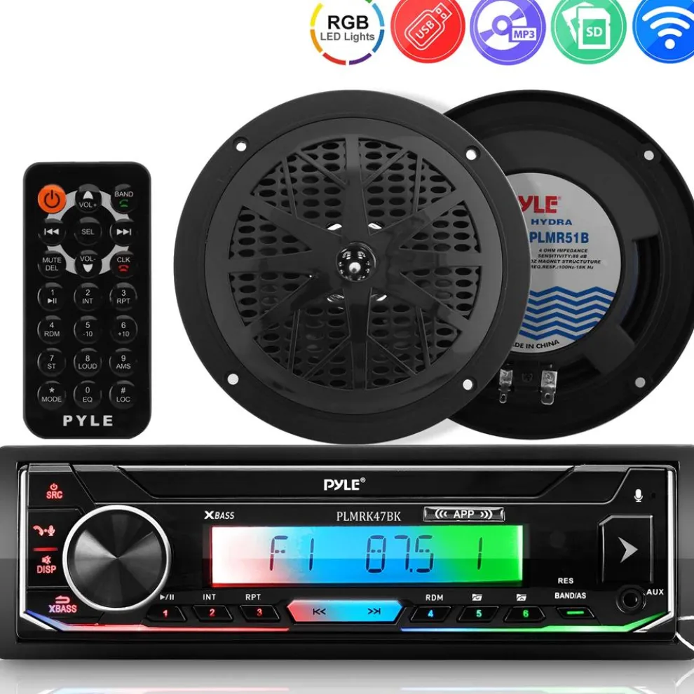 Marine Bluetooth Cd/Mp3 Radio Receiver
