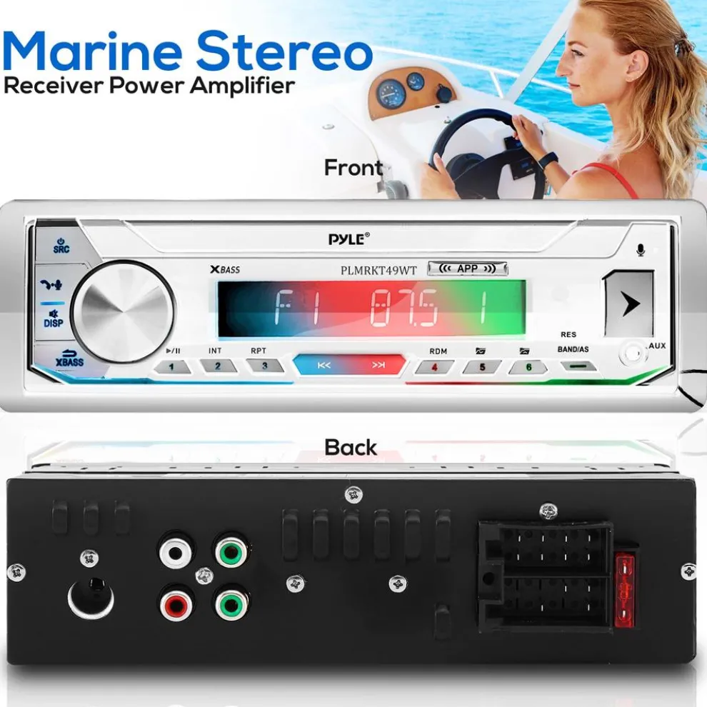 Marine Bluetooth Cd/Mp3 Radio Receiver &