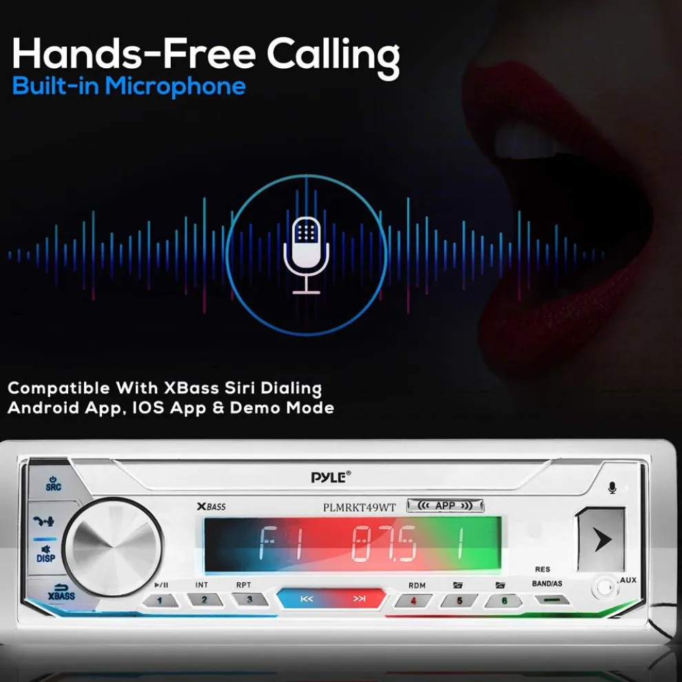 Marine Bluetooth Cd/Mp3 Radio Receiver &