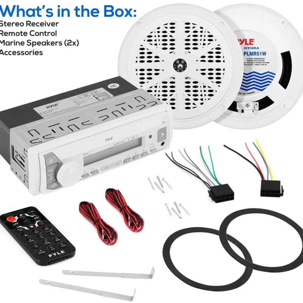 Marine Bluetooth Cd/Mp3 Radio Receiver &