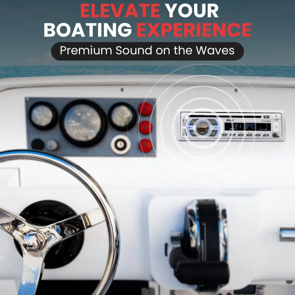 Marine Bluetooth Cd/Mp3 Radio Receiver