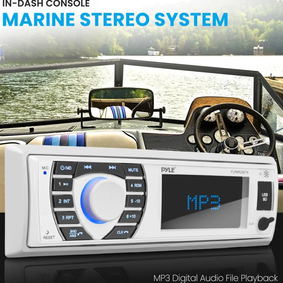 Marine Bluetooth Mp3 Radio Receiver