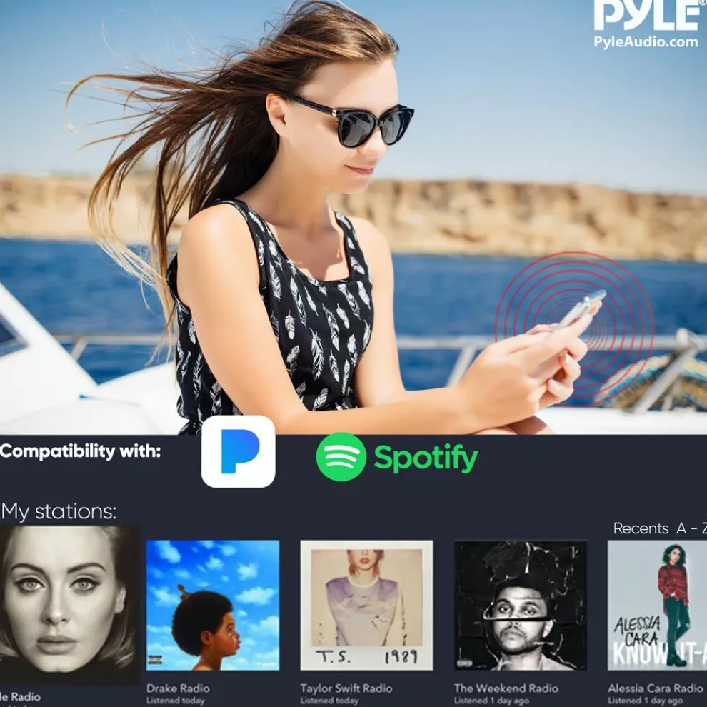 Marine Bluetooth Mp3 Radio Receiver