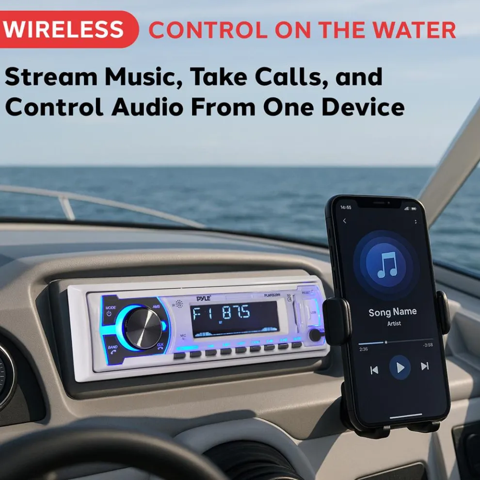 Marine Bluetooth Mp3 Radio Receiver