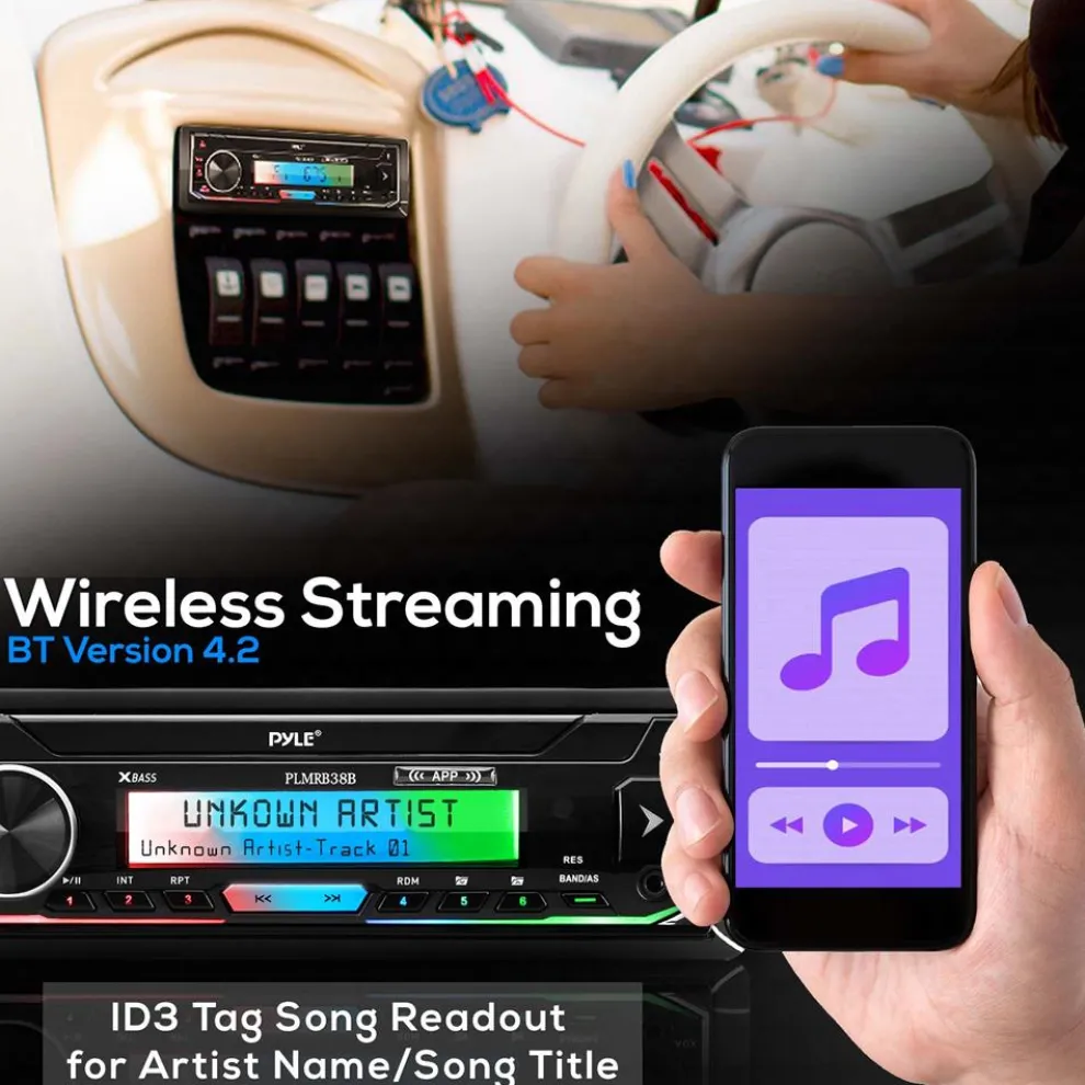 Marine Bluetooth Mp3 Radio Receiver