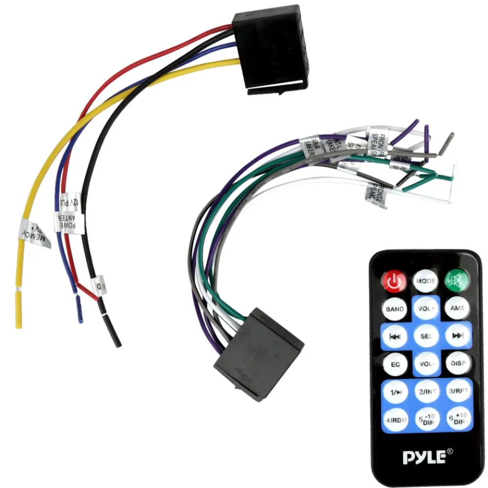 Marine Bluetooth Stereo Receiver, Water Resistant, Easy Install, 200W