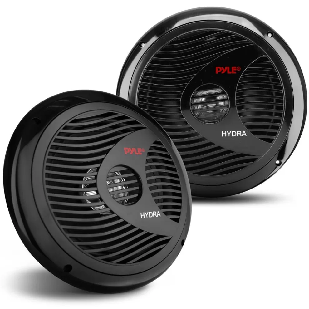 Marine Speakers 180W Waterproof Dual Cone Polypropylene White