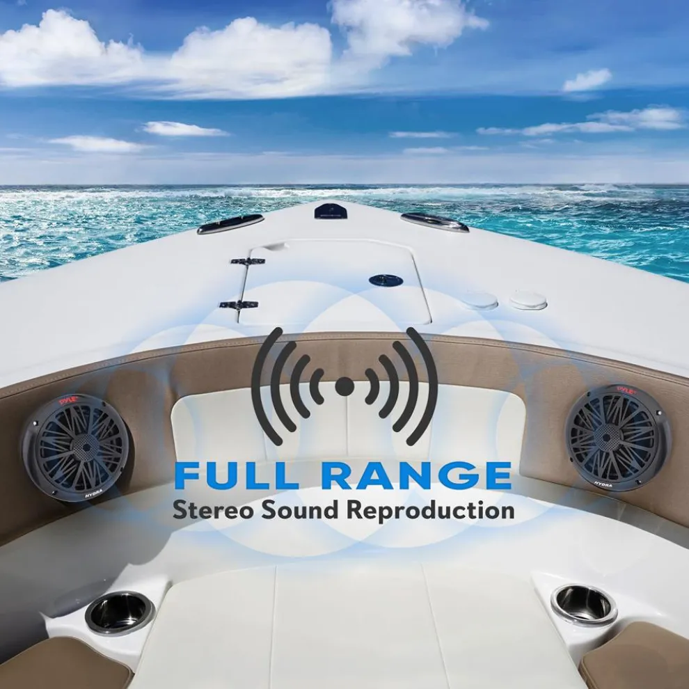 Marine Speakers 200W Weatherproof 6.5