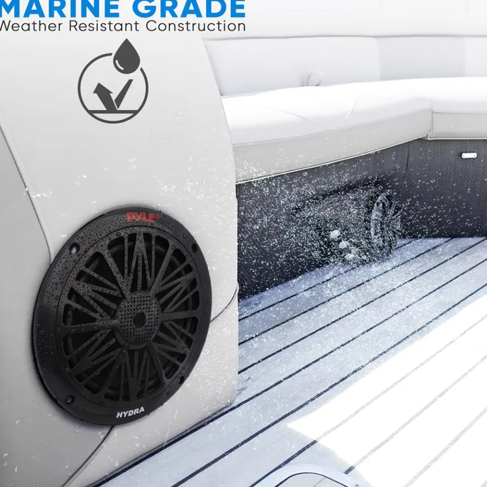 Marine Speakers 200W Weatherproof 6.5