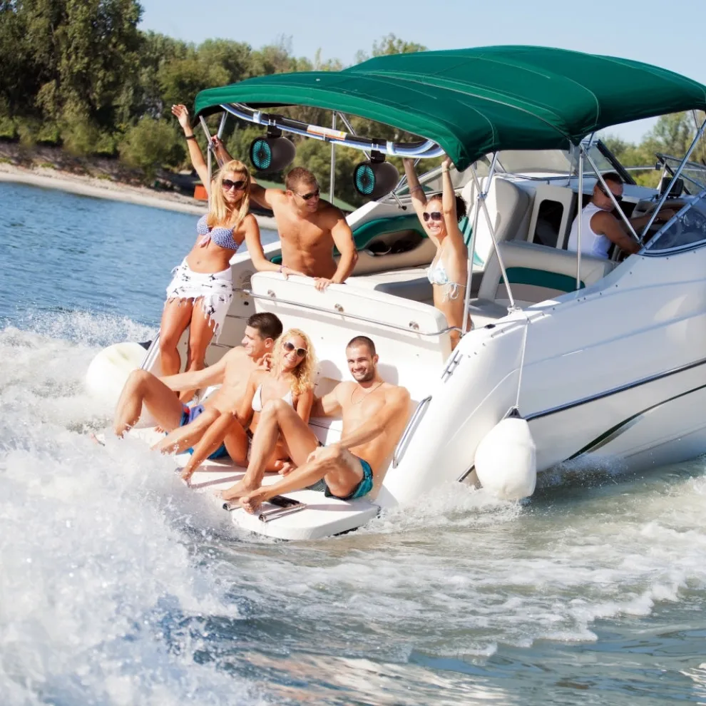 Marine Speakers Waterproof 480W LED Lights 8