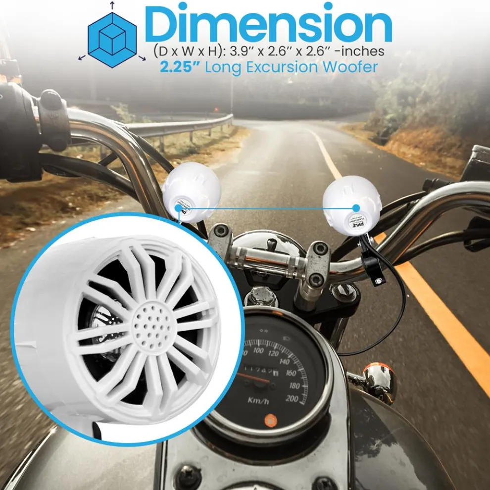 Marine Speakers Waterproof 2.25