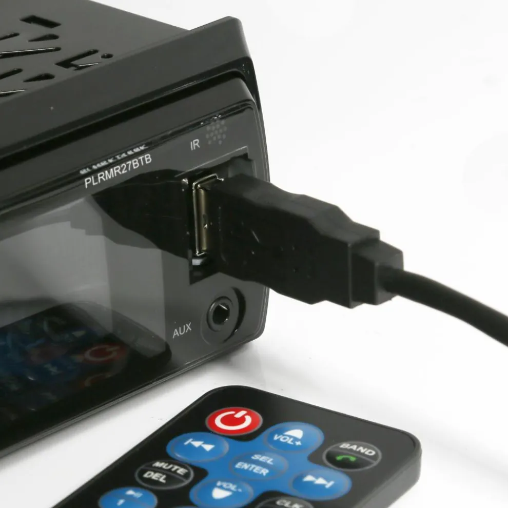 Marine Stereo Receiver 300W Bluetooth Hands-Free USB/SD Readers