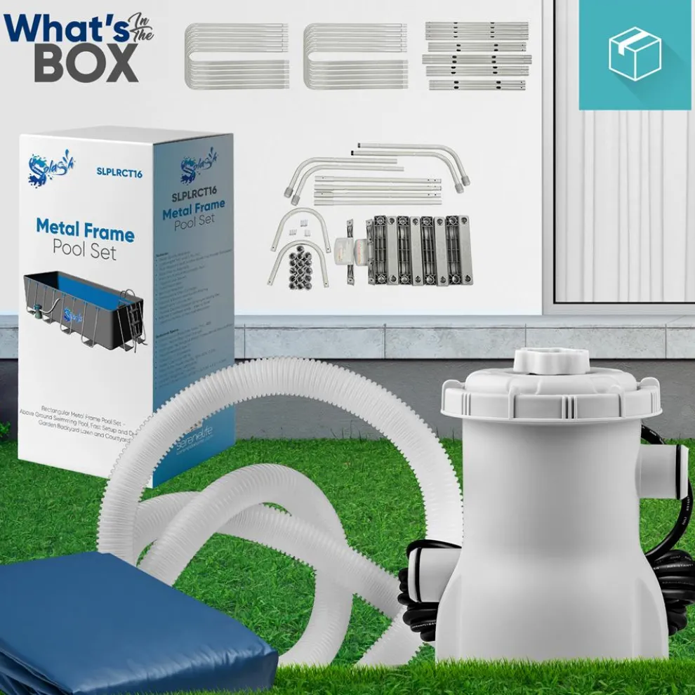 Metal Frame Pool Set