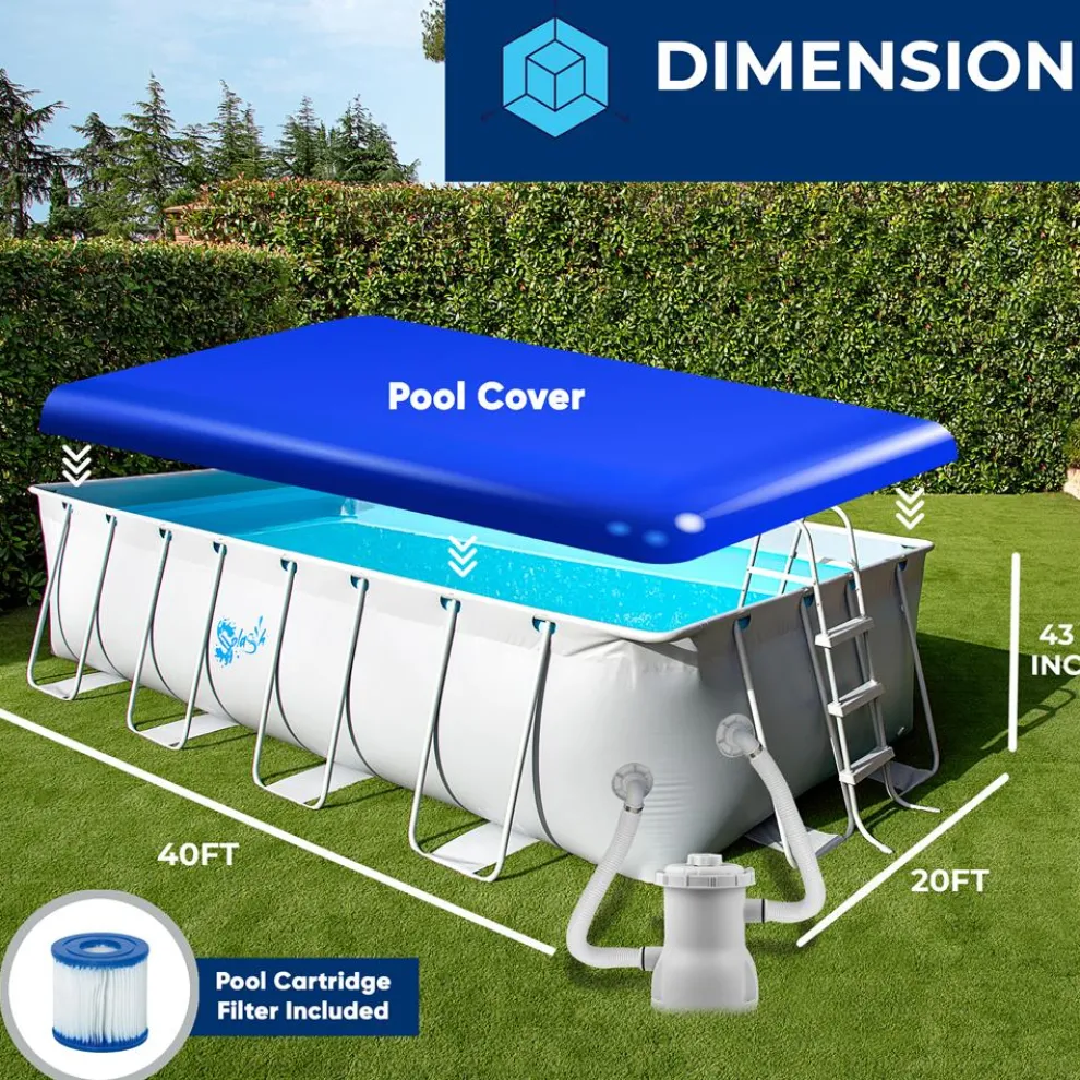 Metal Frame Pool Set