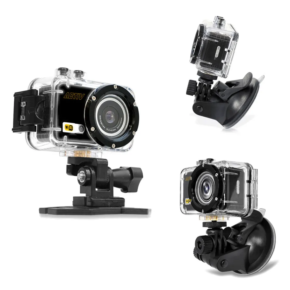 Mini HD Camera: Waterproof, Wi-Fi, 1080p Video, 8MP Photos, Wide Angle Lens