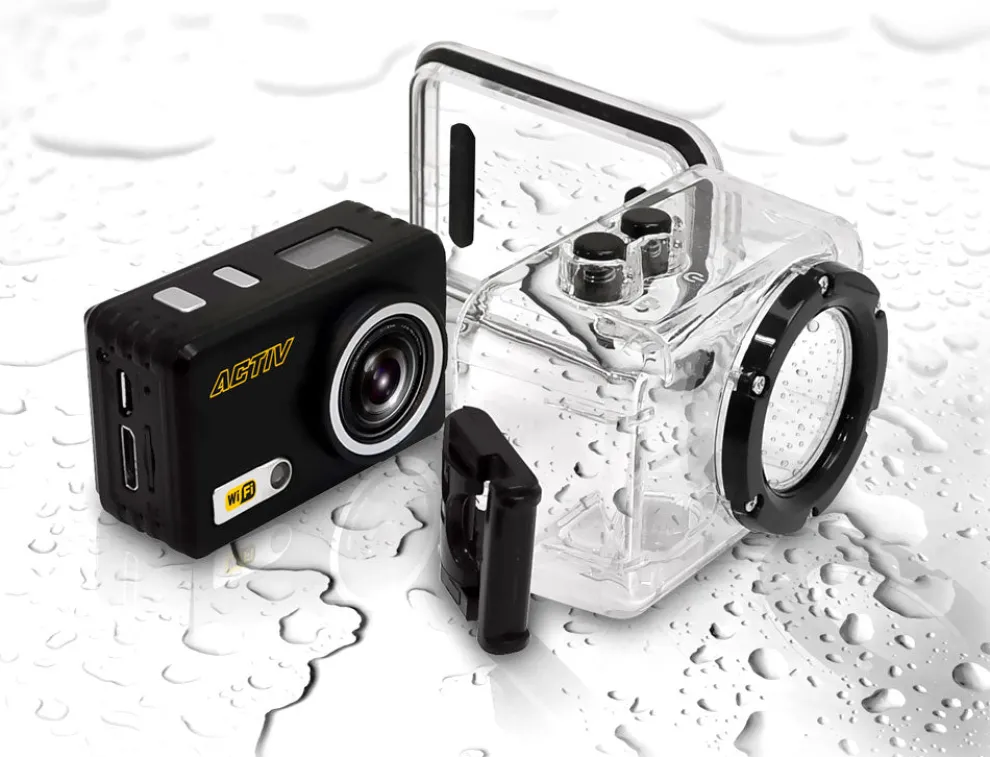 Mini HD Camera: Waterproof, Wi-Fi, 1080p Video, 8MP Photos, Wide Angle Lens