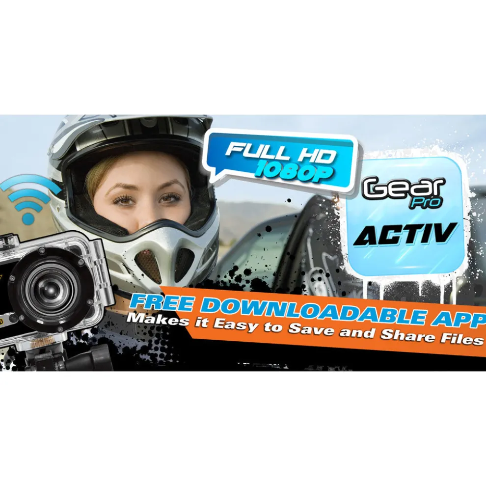 Mini HD Camera: Waterproof, Wi-Fi, 1080p Video, 8MP Photos, Wide Angle Lens