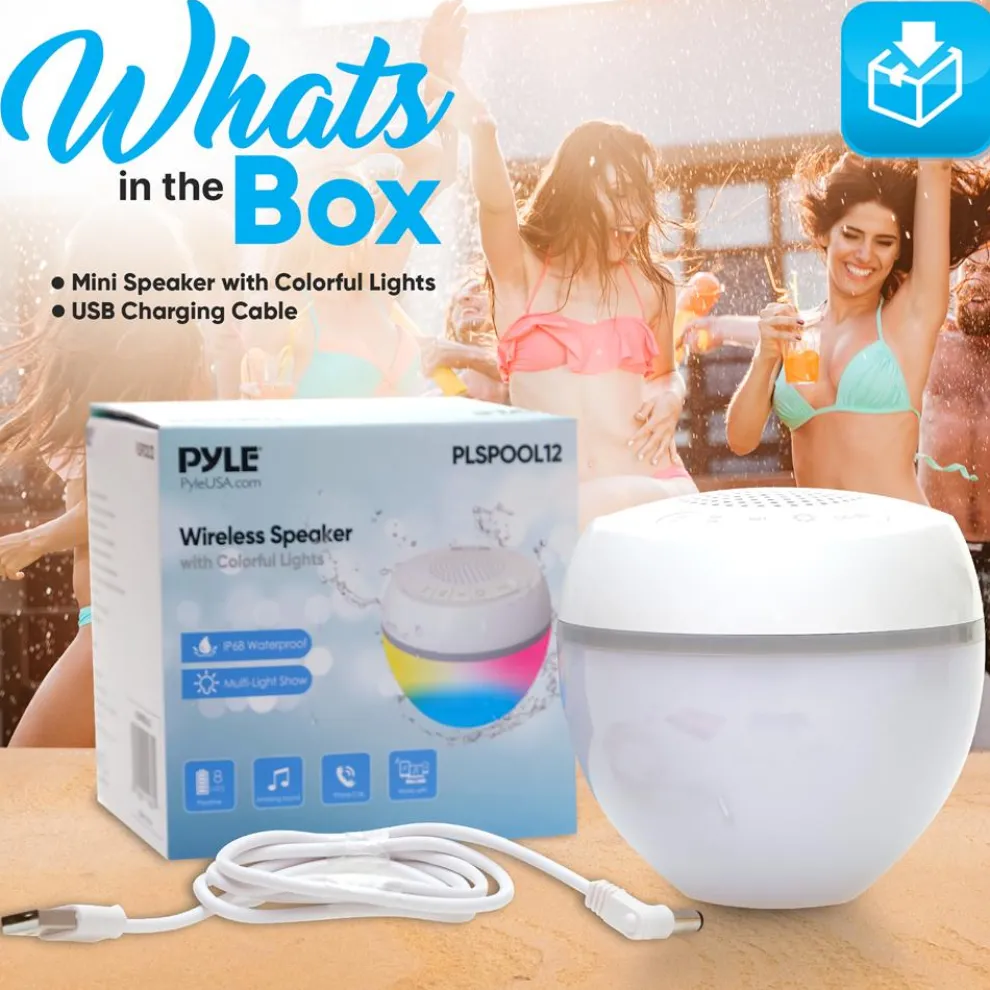 Mini Speaker With Colorful Lights