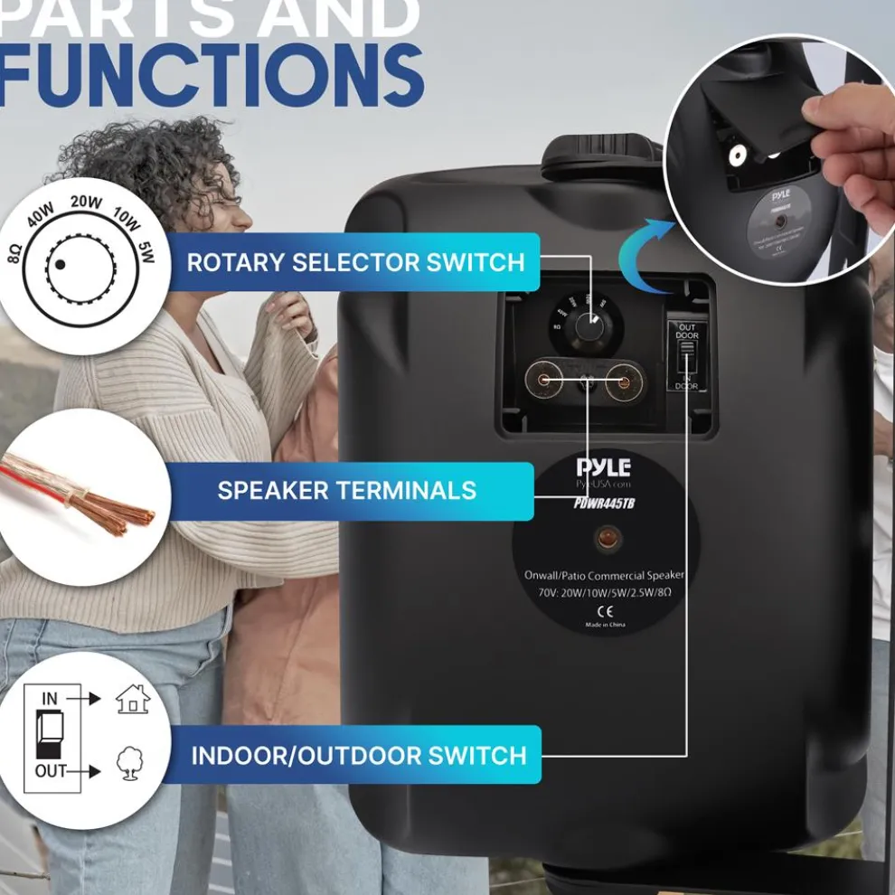 On Wall/Patio Commercial Speaker