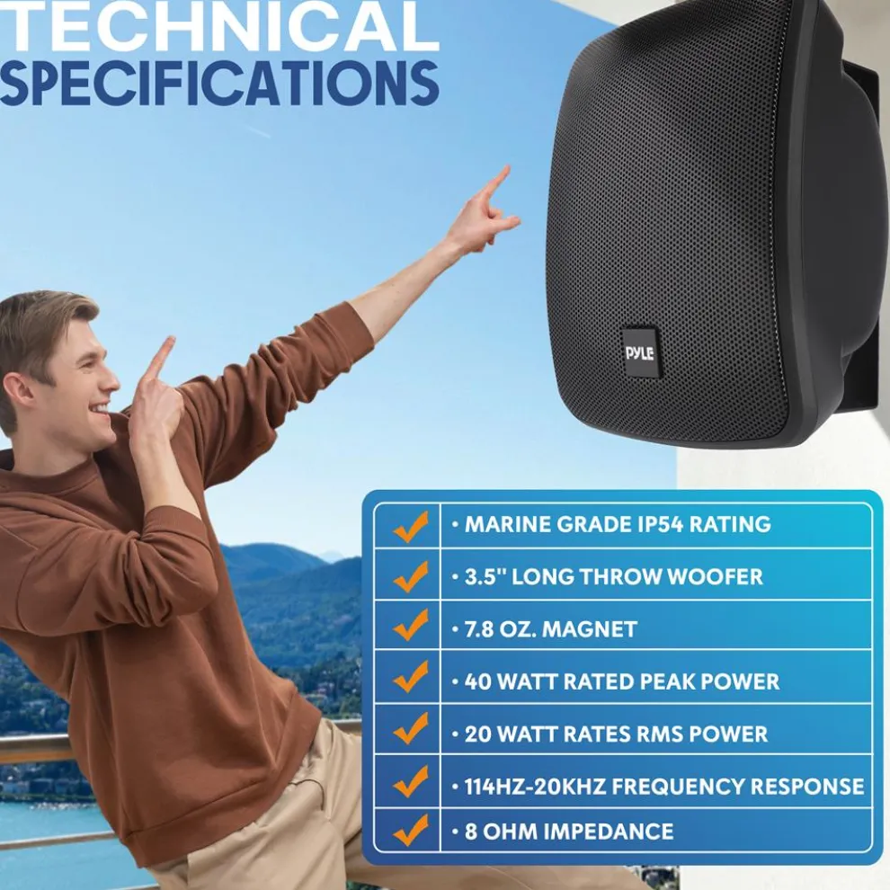 On Wall/Patio Commercial Speaker