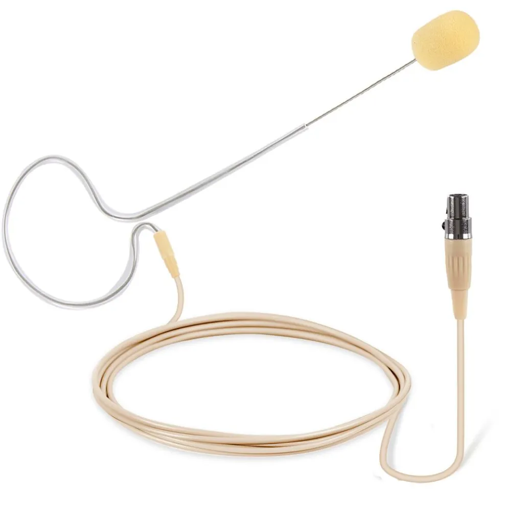 On-Ear Omni Mic, Portable Wired Condenser, Skin Tone