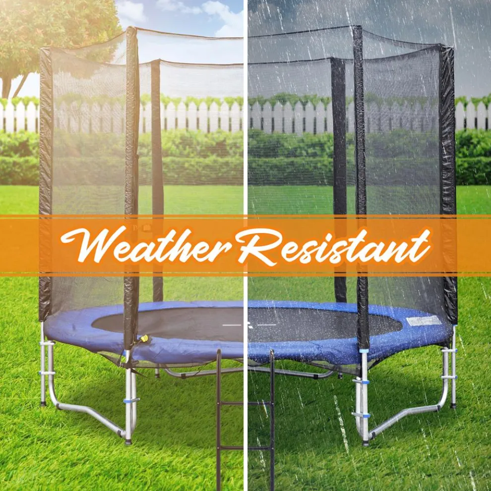 Outdoor Trampoline Ladder Safe Access Galvanized Steel 264 lbs Capacity