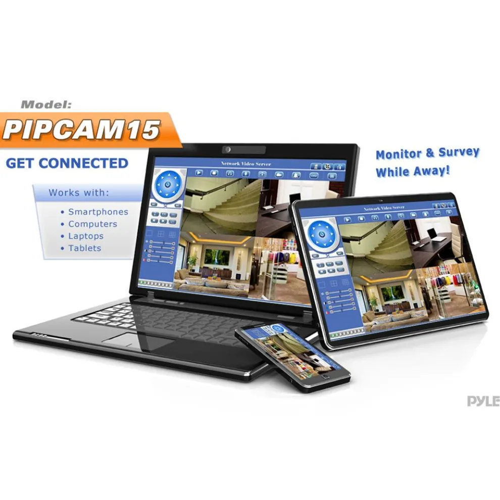 Outdoor Wireless Security Camera, Remote Access, Weatherproof Aluminum