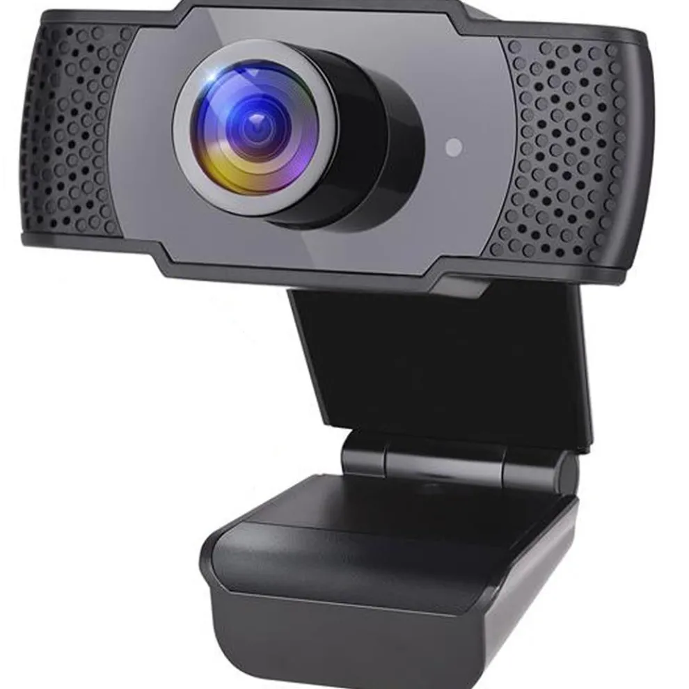 1080P HD Webcam with Mic - Smooth Video, USB Plug & Play, Wide Angle