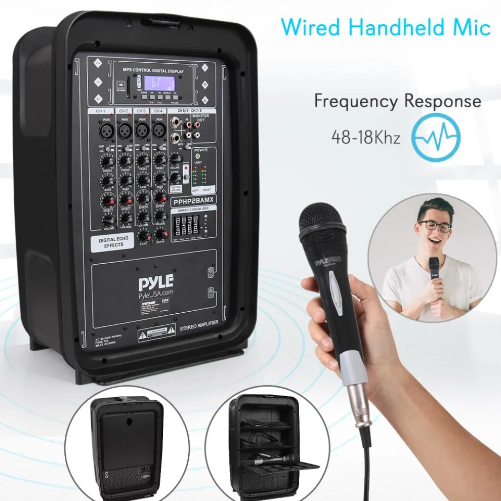 Pa Speaker & Amplifier Mixer Dj Kit