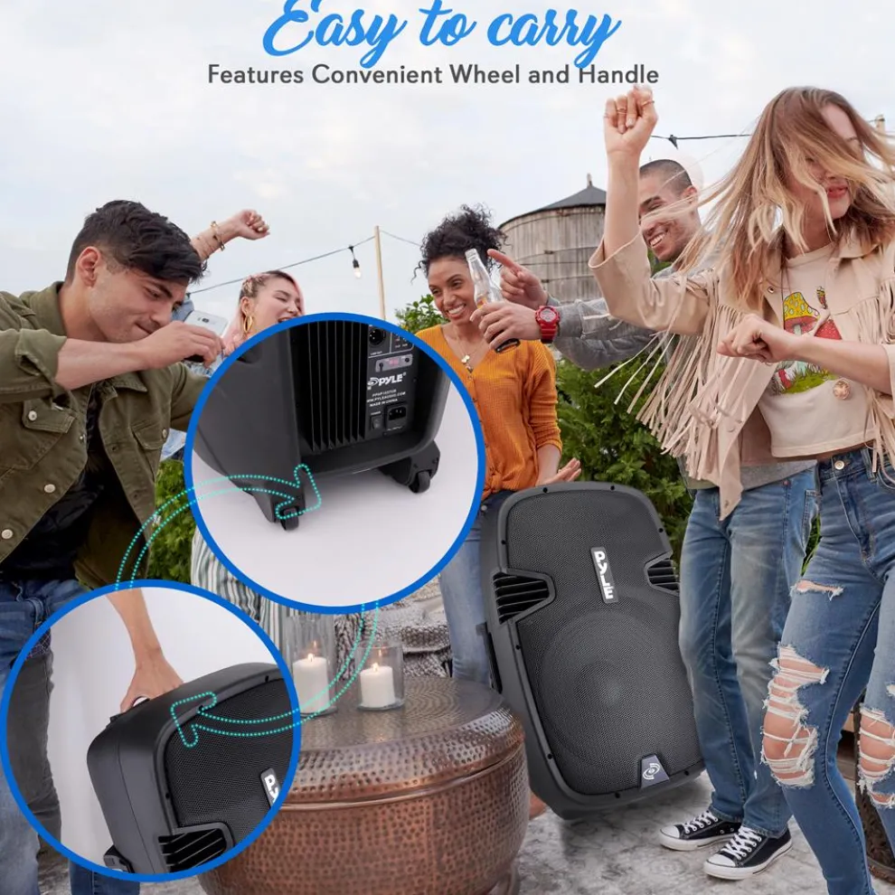 PA Speaker 600W Bluetooth Streaming 15