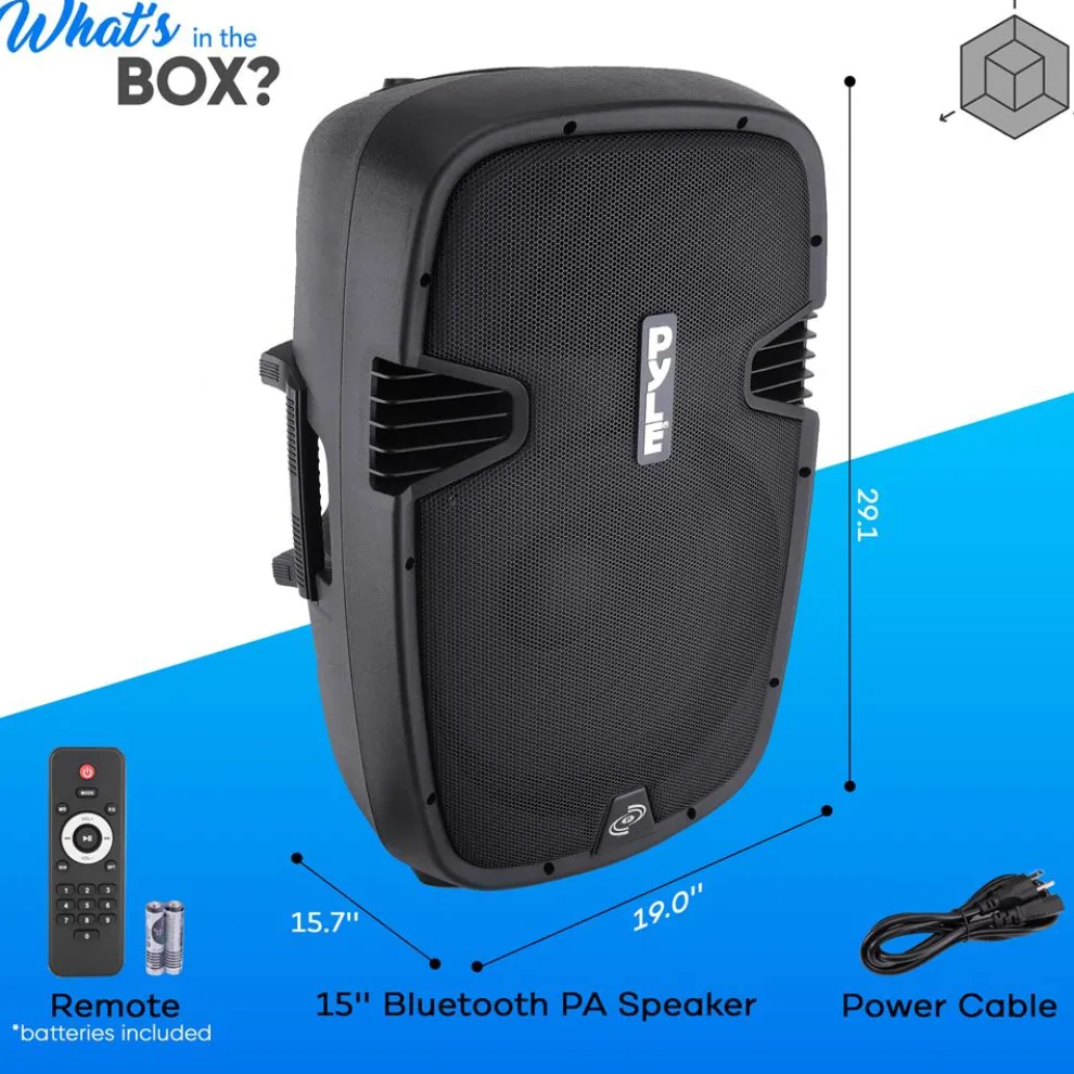 PA Speaker 600W Bluetooth Streaming 15