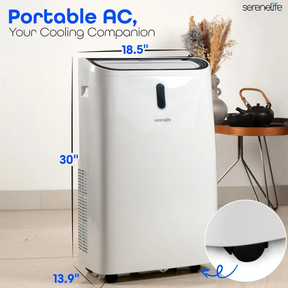 Portable Air Conditioner 12000 BTU Efficient Cooling White