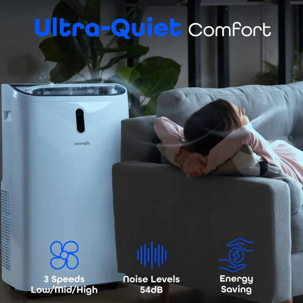 Portable Air Conditioner 12000 BTU Efficient Cooling White