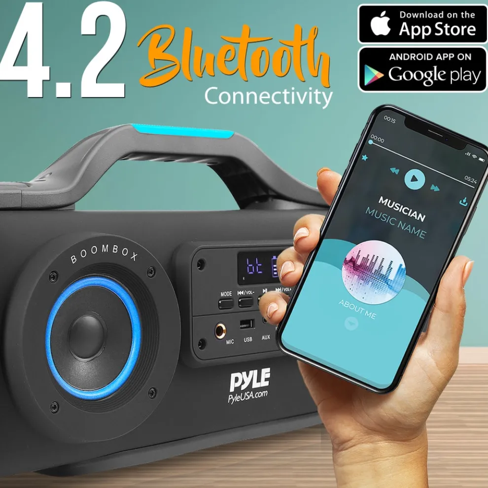 Portable Bluetooth Speaker Radio System